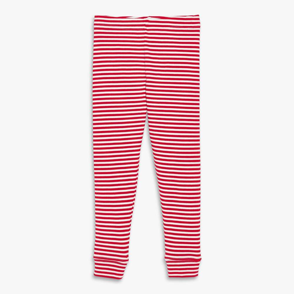 Primary Kids organic PJ pant in stripe Size 6cherry-ivory-mini-stripe / 6 / In s